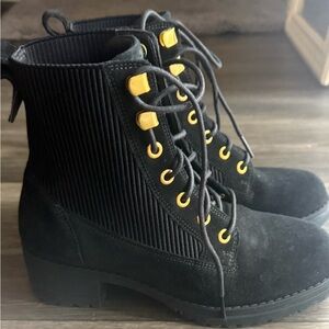 Cole Haan Black Footwear with Gold Details